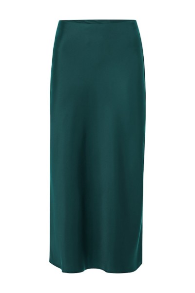 Satin Midi Skirt