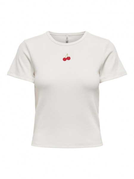 ONLDANIELLA S/S RIB TOP CS JRS