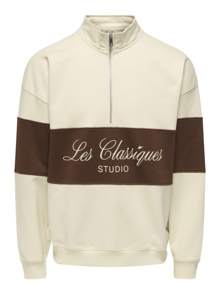 ONSLES CLASSIQUES OVZ HALFZIP SWEAT