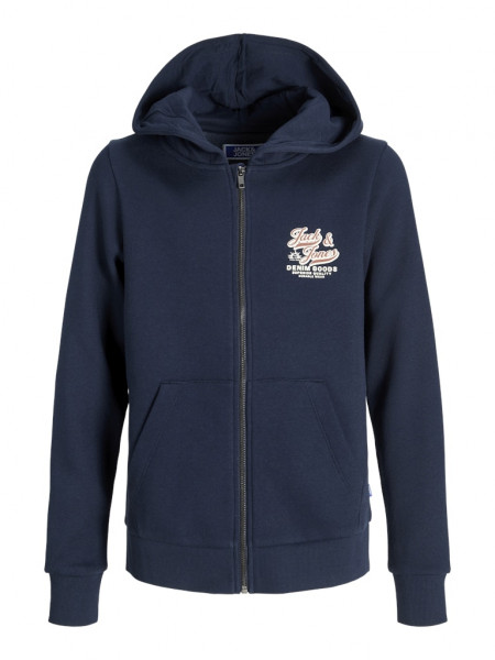 JJELOGO ZIP HOOD 2COL AW 25 NOOS MNI