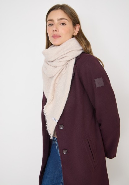 Bouclé Dreieckstuch