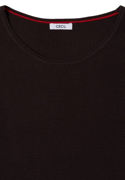 Pullover mit Rundhals und Struktur