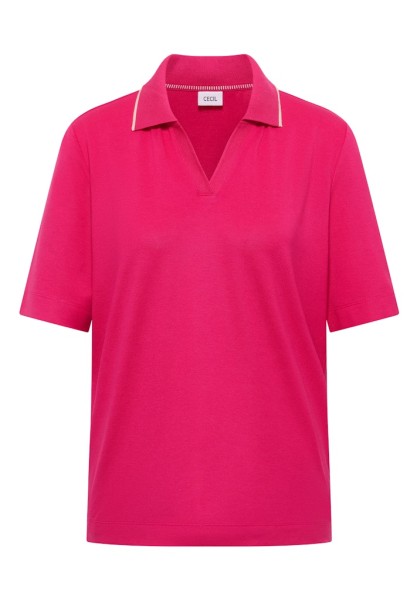 Kurzarm Poloshirt aus Piqué Ware