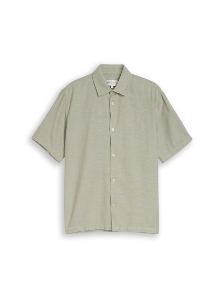 Relaxed Fit Kurzarmhemd mit Struktur