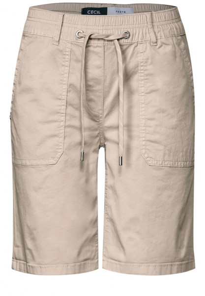 Twill Shorts im Washed-Look