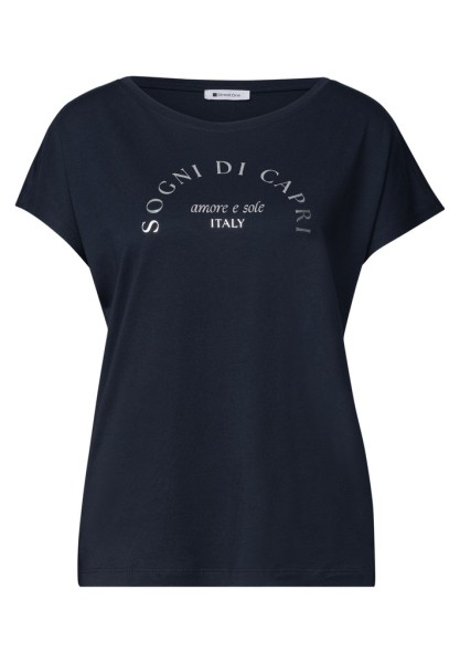 Dropped Shoulder Shirt mit Rundhals