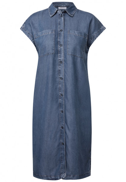 Denim Look Lyocell Kleid