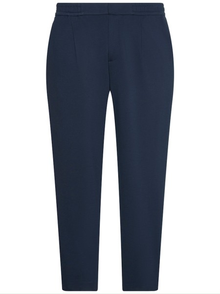 SLIM TAPERED KNIT PLEATED PANT