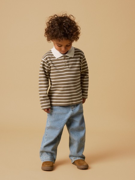 NMMLIMIA LS LOOSE POLO TOP LIL