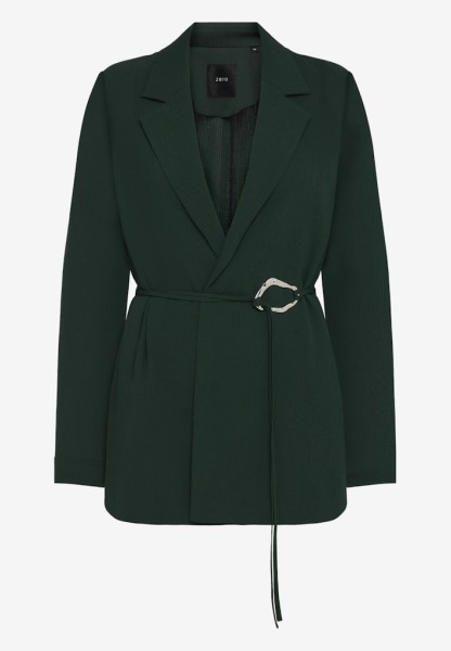Longblazer strukturiert mit Bindedetail