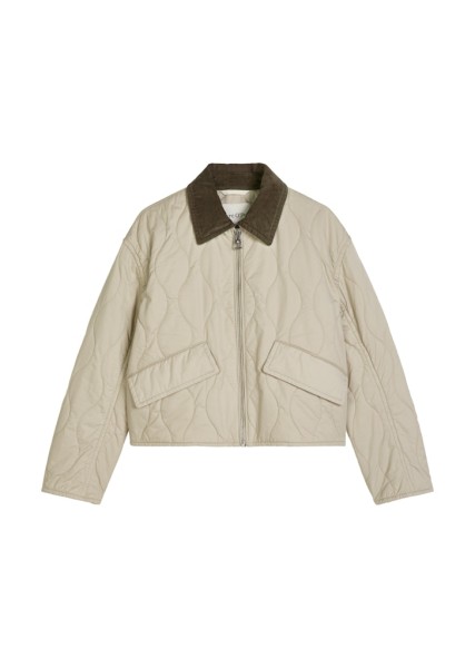 Baumwoll-Steppjacke im Barn-Stil regular
