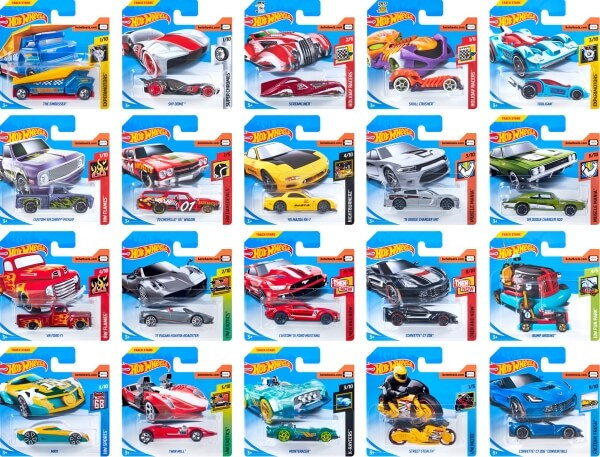 Hot Wheels Serie 1:64, sortiert