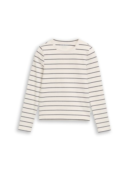 Langarmshirt mit Streifenmuster