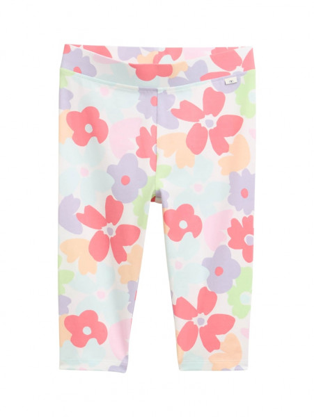Capri Leggings mit Blumenmuster