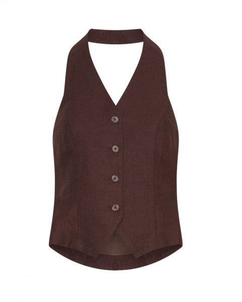 MSCHNaira Claritta Halterneck Waistcoat