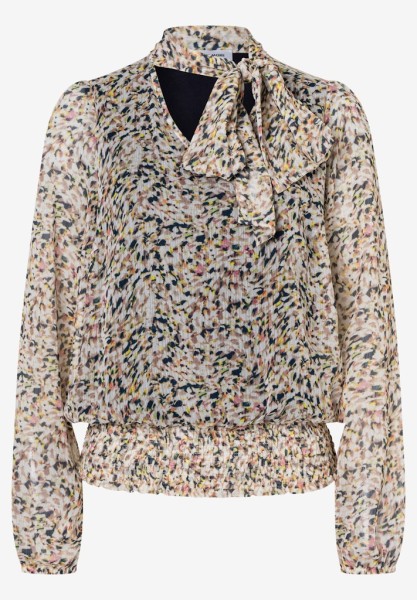 Chiffonbluse mit Schluppe