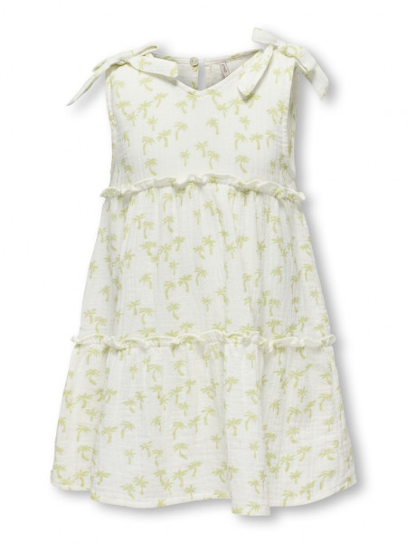 KMGPALM THYRA LIFE S/L O-NECK DRESS WVN