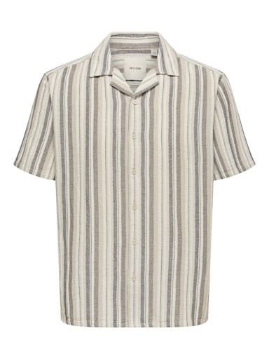 ONSTREV LIFE REG STRIPE SS SHIRT NOOS