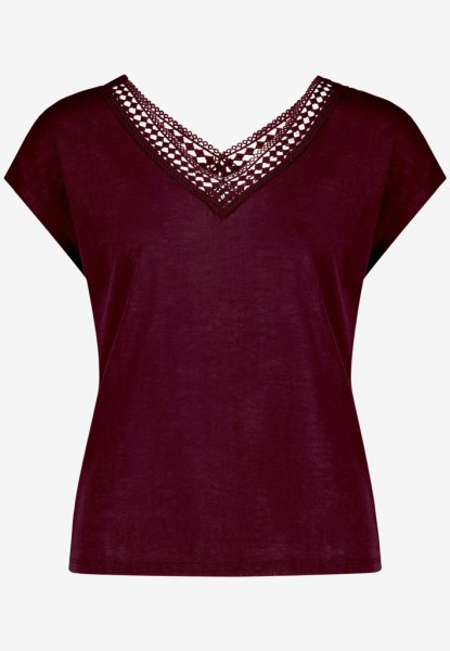 T-Shirt mit Spitze