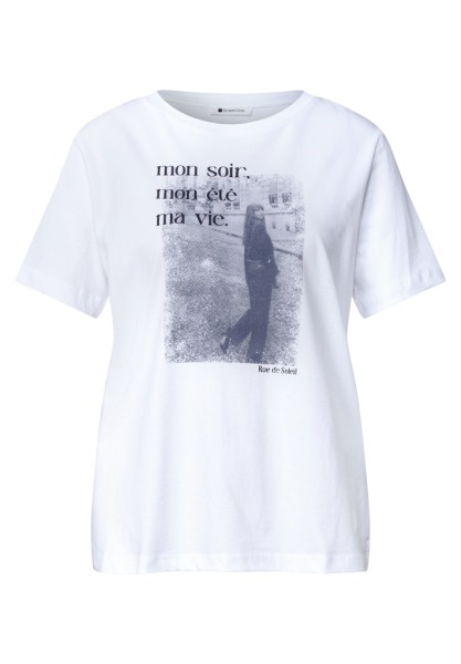 T-Shirt mit Rundhals und Fotoprint