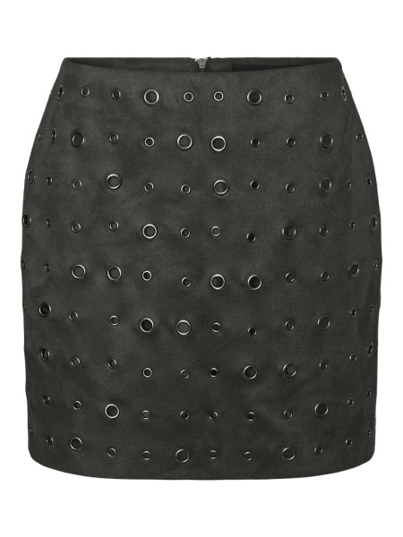 VMMALUA MW SHORT FAUX SUEDE SKIRT