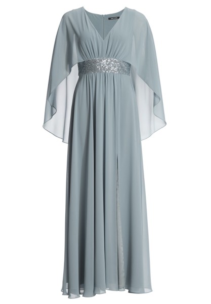 Abendkleid mit Cape aus Chiffon