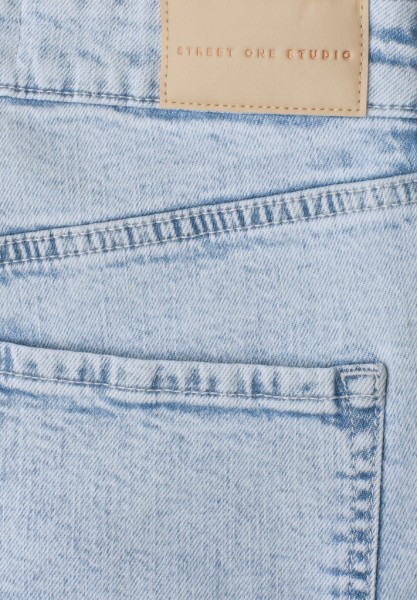 High Waist Barrel Leg Jeans im Loose Fit