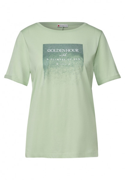 Shirt mit Schimmer-Print