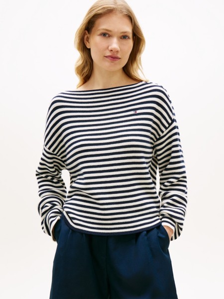 CO CARDI LS SLASH-NK SWT