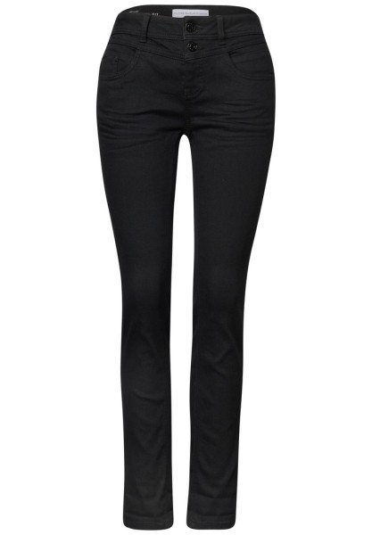 Mid Waist Slim Leg Jeans im Casual Fit