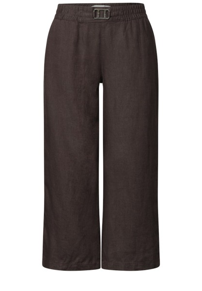 Wide Leg Hose im Loose Fit aus Leinen