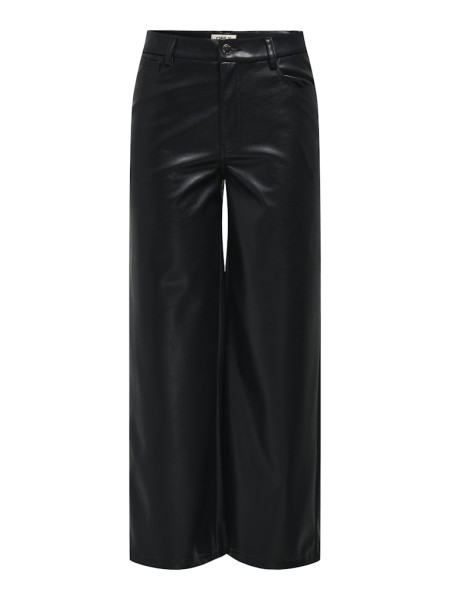 ONLMADISON HW WIDE FAUX LEATHER PANT PNT