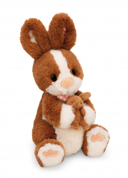 Plüsch Hasen Mama mit Kind