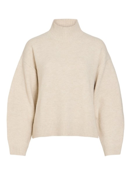 VISIA L/S HIGH NECK KNIT PULLOVER-NOOS