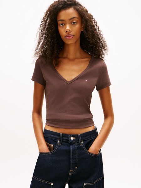 TJW SLIM ESSENTIAL RIB V SS