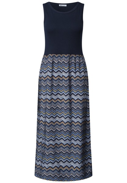 Midi-Kleid mit Strukturrock