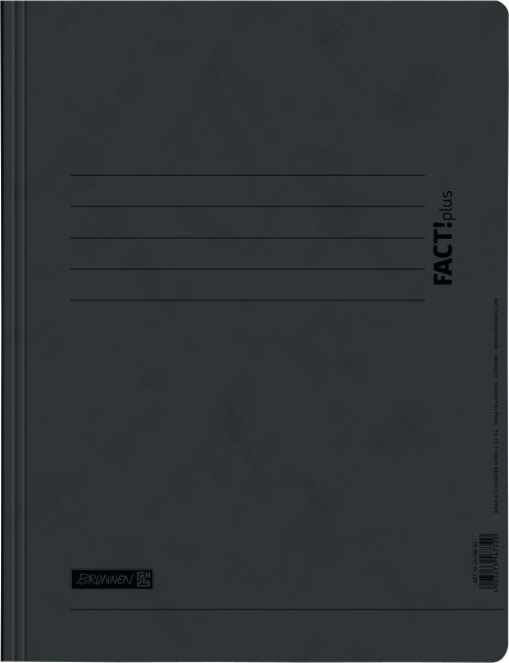 Brunnen 102010690 Schnellhefter FACT!plus (A4, aus Karton) schwarz