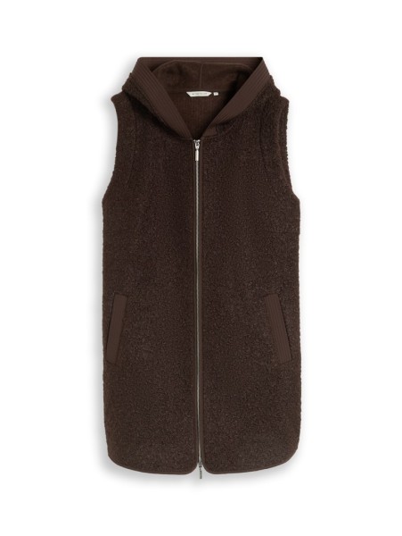 Plus Size - Longstyle Teddy Weste