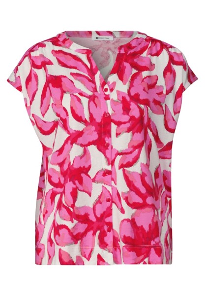 Shirt mit Knopfleiste und Print