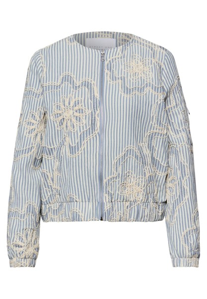 Blouson mit Streifen und Embroidery