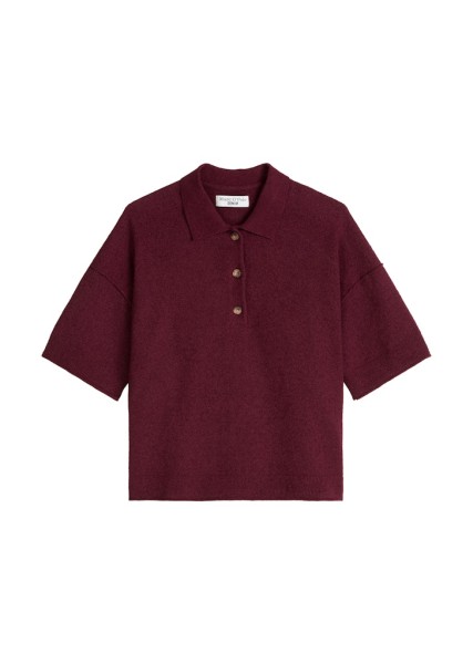 Strick-Poloshirt regular