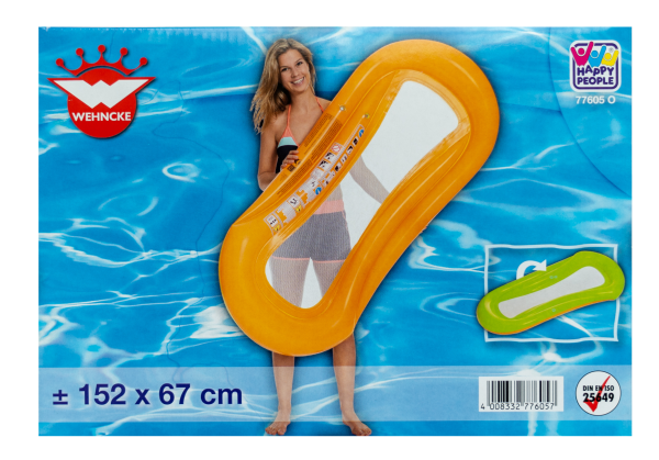 Wasser-Hängematte aufblasbar