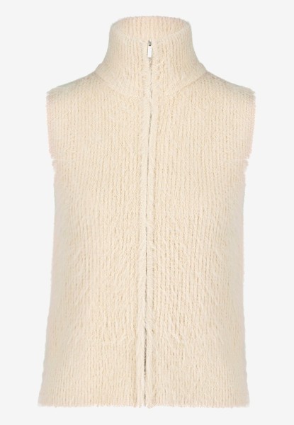 Strickweste mit Reißverschluss