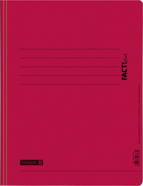 Brunnen 102010620 Schnellhefter FACT!plus (A4, aus Karton) rot