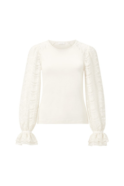 Lace mat mix layering longsleeve