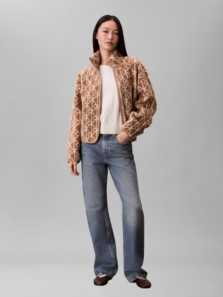 LS AOP SHERPA JACKET