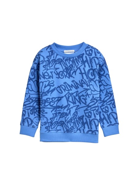 Oversize Sweatshirt mit Allover-Print