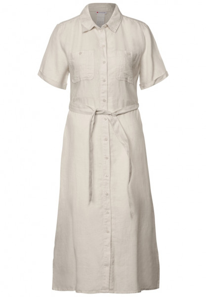Kurzarmkleid mit Knopfleiste