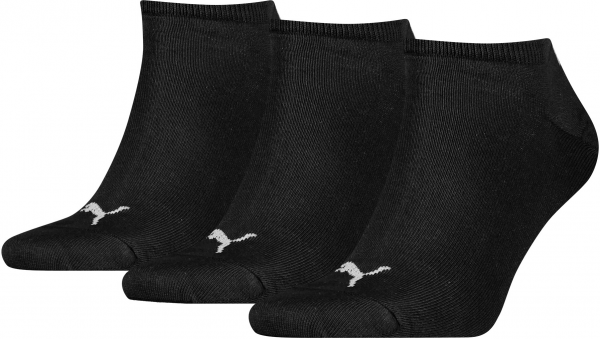 Plain Quarter-Socken (3er-Pack)