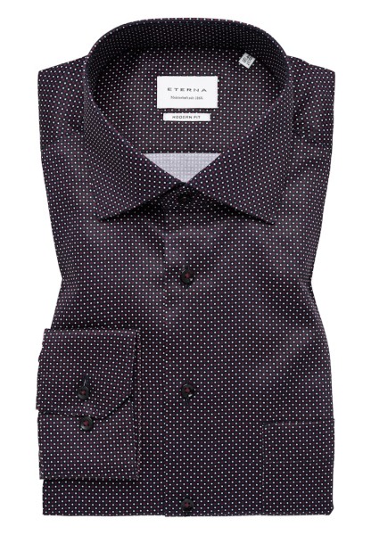 Hemd Satingewebe Langarm